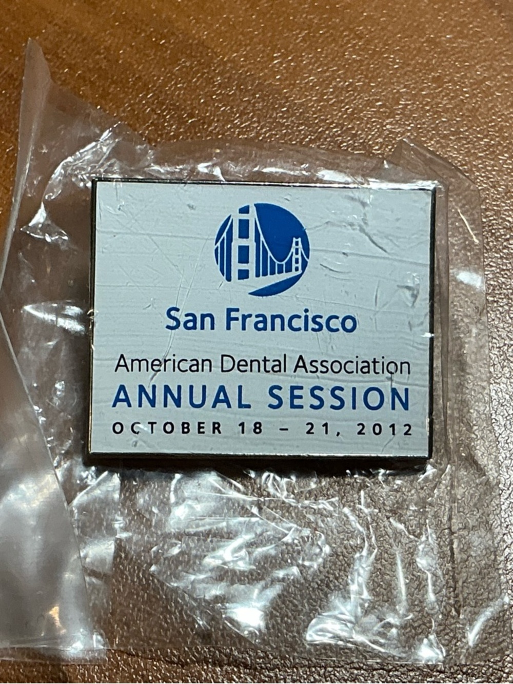 2012 ADA San Francisco Annual Session Collectible Enamel Pin - Mint in Pack